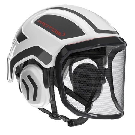 Pfanner Protos Integral ARBORIST Helmet - White & Grey PROTOS-WG